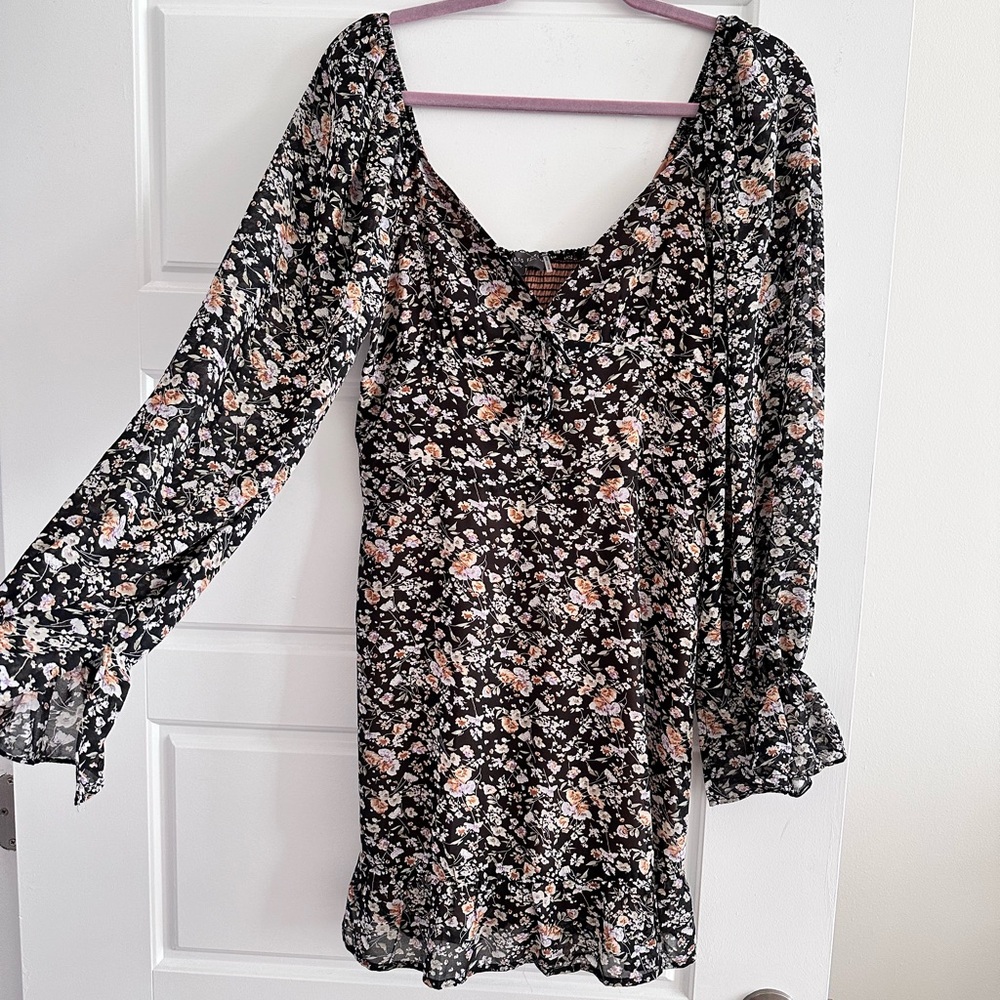 DRESS FORUM | size large floral sweetheart dress